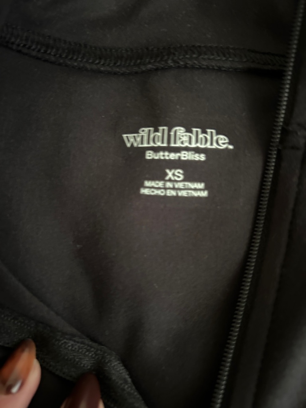 Black zip up - Picture 2 of 2